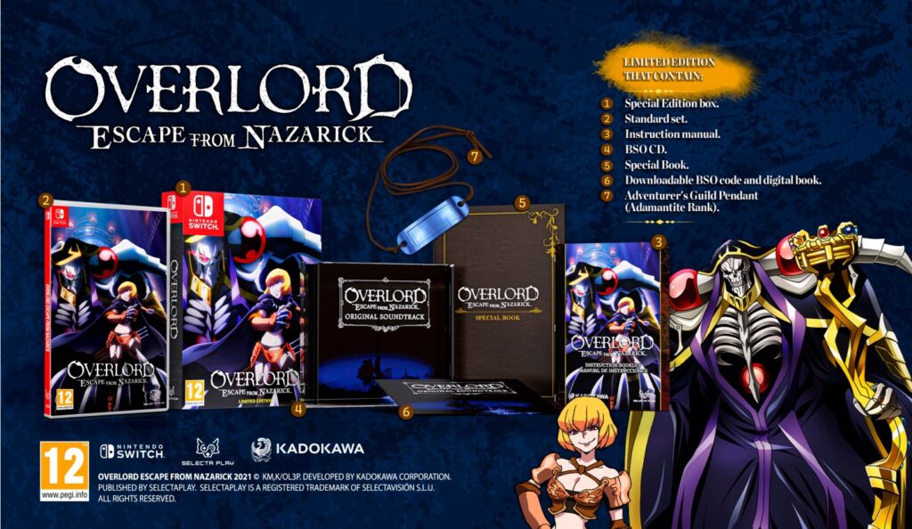 OVERLORD: ESCAPE FROM NAZARICK Boxed Limited Edition Confirmed for Release